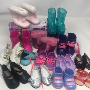 American Girl Like Assorted Shoes